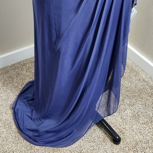 Alex Evenings A-Line Mesh Gown Beaded Illusion Sweetheart Neckline Size 10P NWT - Picture 5 of 16